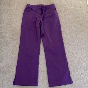 Purple grey’s anatomy scrub pants